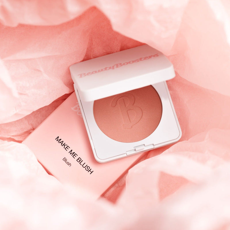 The Everything I Need Combo: Champagne Shower Highlighter, Genie in a Powder Bronzer, Make Me Blush & Rhubarb Rebel Blush - BeautyBoosters