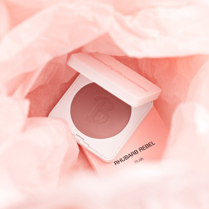 The Everything I Need Combo: Champagne Shower Highlighter, Genie in a Powder Bronzer, Make Me Blush & Rhubarb Rebel Blush - BeautyBoosters