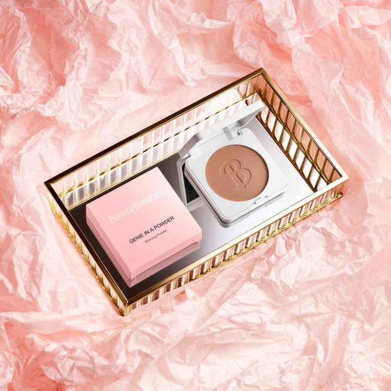 The Confidence Combo: Champagne Shower Highlighter, Genie in a Powder Bronzer & Make Me Blush - BeautyBoosters